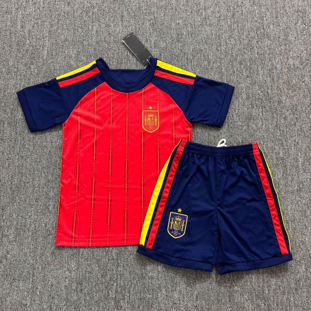 Spain 2026 Home & Away Jersey Bundle - Breathable Football Shirts Set