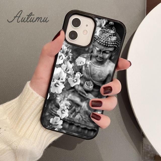 Buddha Phone Case for iPhone 11 12 13 14 Pro Max Mini X XR XS SE 2020 5 6S 7 8 Plus Samsung Galaxy S21 S22 Cover Shell