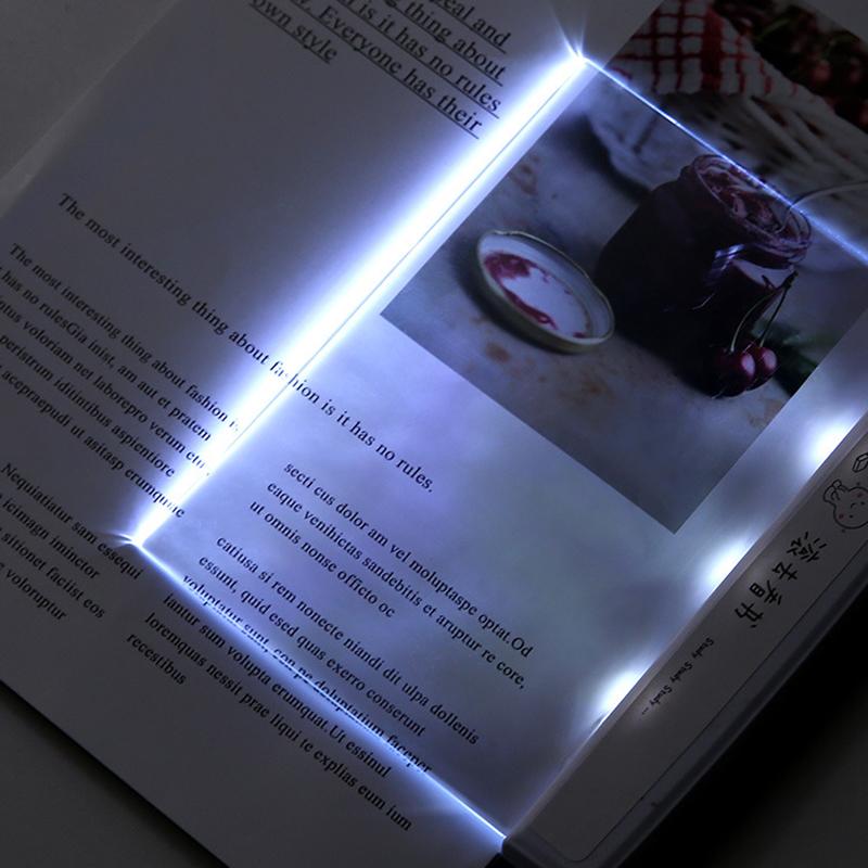 Led Book Light For Reading In Bed,Flat Panel Eye-Caring Bookmark Light,Portable Reading Lamp,Mini Night Light,Car,Travel,Gifts