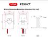 Peacefair Switchable Split-core Current Transformer Circuit Breaker (32A, 100A, 200A, 300A)