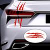 1 Full Set Monster Claw Sticker For Car Hood Decal 1 Set, Car Decals Claw Mark Stickers To Cover Hood Headlights Scratches, Modified
