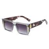 New square sunglasses, European and American fashion simple retro square glasses men's personality B sunglasses women