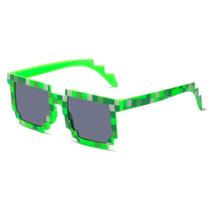 Pixelated Mosaic Glasses: Trendy Groomsmen Prank Shades for Weddings & Events