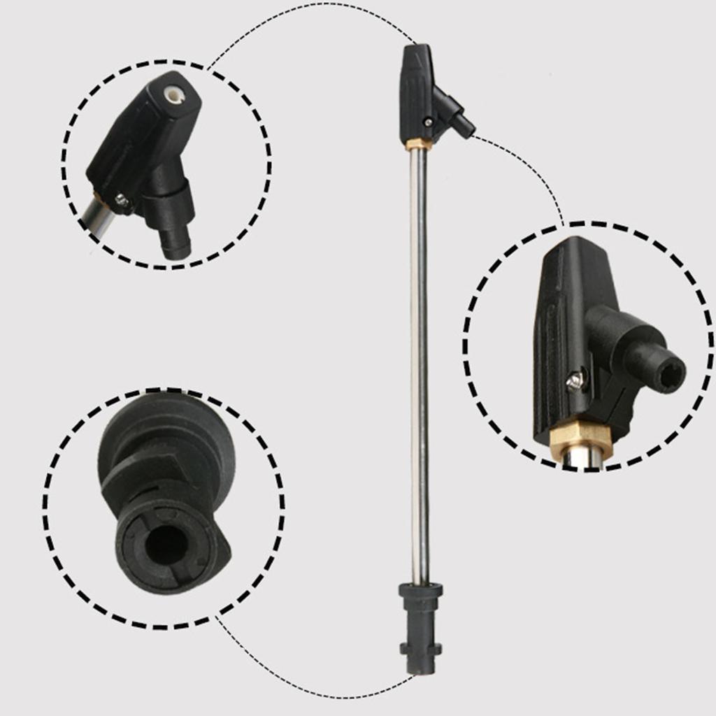High Pressure Washer Sandblasting Kits Wet Abrasive Sandblasters Attachment with Replacement Nozzle Tips Connector