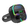 Bluetooth Car MP3 Player with Hands-Free Calling, USB Card Playback, FM Transmitter & Colorful Atmosphere