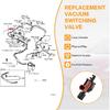 25860-62010 Toyota Vacuum Switching Valve Solenoid VSV Replacement For 1992-2007 Toyota Camry Sienna Avalon Highlander Solora 92-06 Lexus ES RX 300