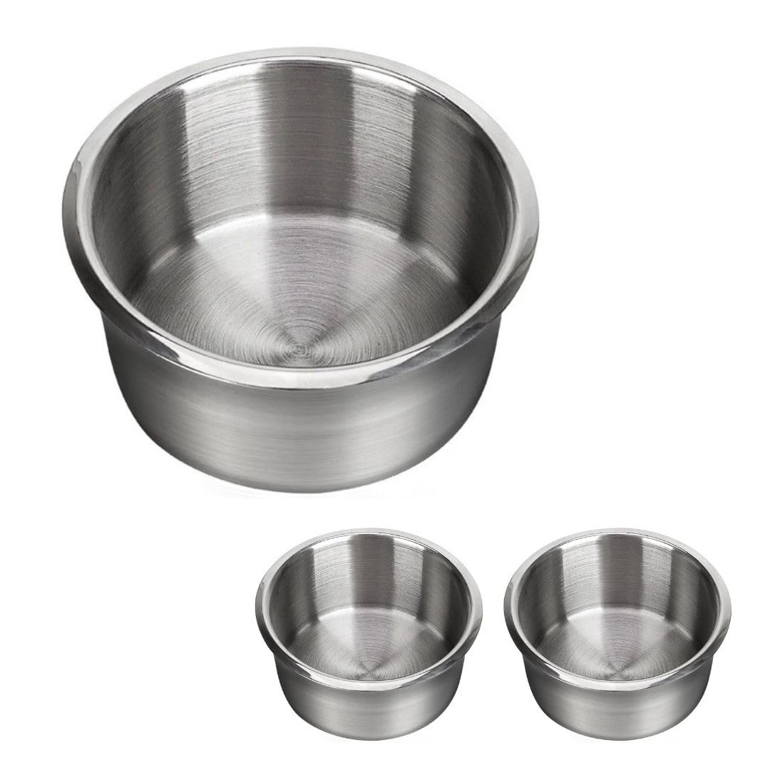 

Set of 2 Stainless Steel Cup Holders for and DIY Customization RVs, Camping, Trailers, (2 Large)
