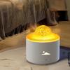 Essential Oil Diffuser Simulation Flame Lamp Tabletop Humidifiers Quiet Mist Spray Timer Air
