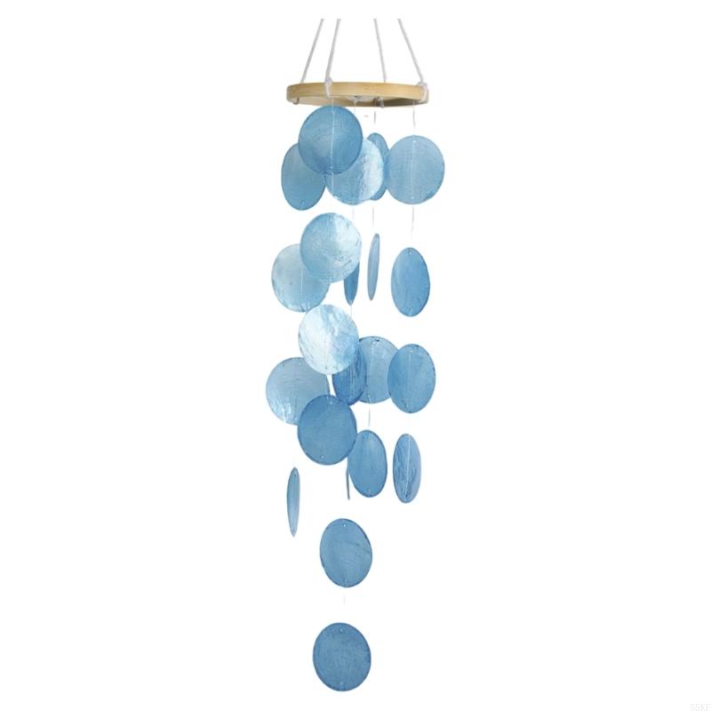 DIY Capiz Shell Hanging Wind Chimes Set for Window Balconies Bedroom Home Decors 55KF