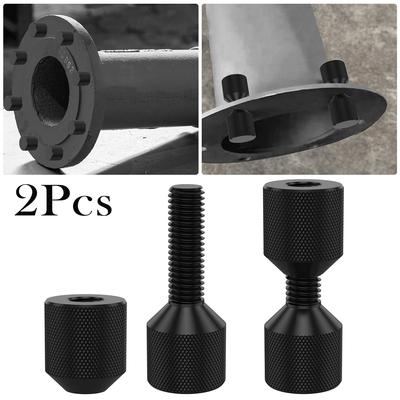 1-1/8"Two Hole Pins Set Handy 2hole Flange Alignment Pin 6061 Aluminum Construction for 2" Thick Flanges CNC Precision Machining