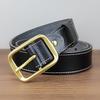 Men'S Belt Washed Retro Handmade Copper Needle Buckle First Layer Cowhide Leather Belt Men'S Casual Jeans Belt