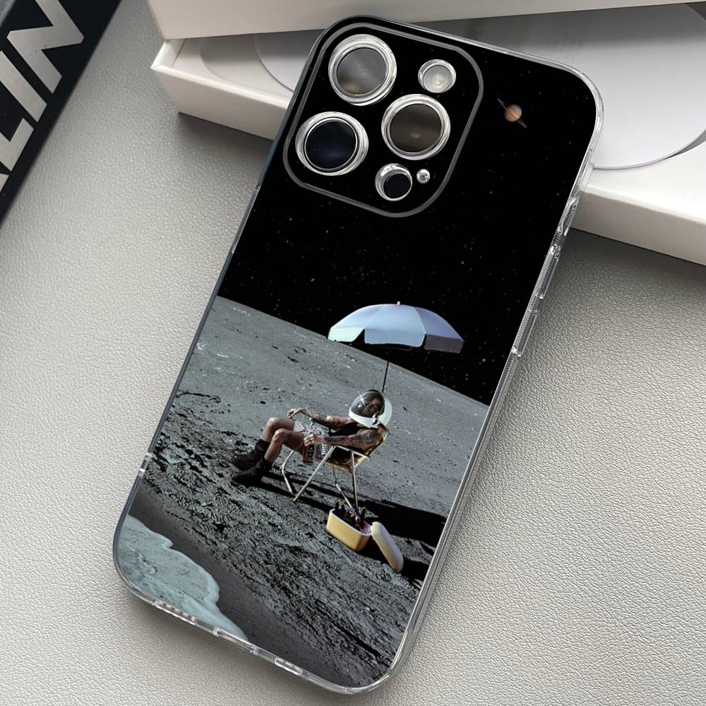 Singer R-Rauw Alejandro Phone Case For iPhone 17 16 15 14 13 11 12 Pro Max Mini Plus Shockproof Transparent Soft TPU