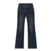Retro American micro-pull jeans women's autumn and winter new low-waist hip-lift washed thin elastic floor-mopping flared pants