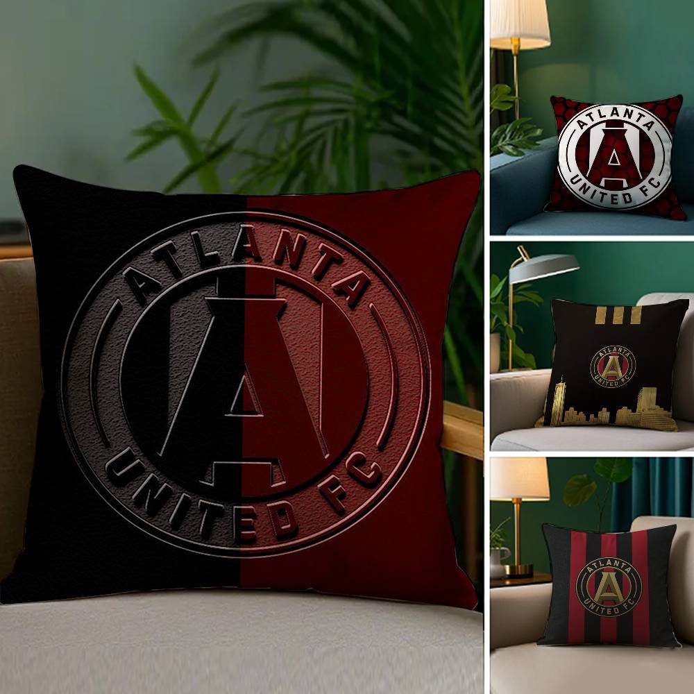 American Cities Atlanta Pillow Case Plush Fabric Soft Double Sided Print Home Sofa High Quality Cushion Cover Throw