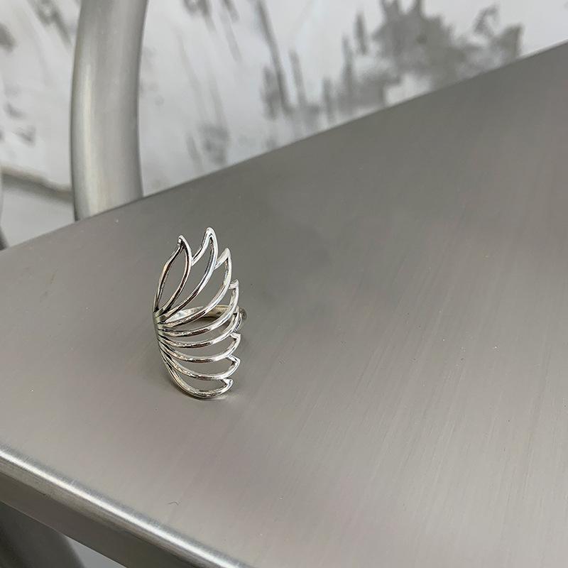 Retro Wisp Butterfly Open Ring Female Bungee Index Ring Cold Wind Adjustable Finger Ring Finger Rings Fashion Creative Geometric Party Jewelry Gifts