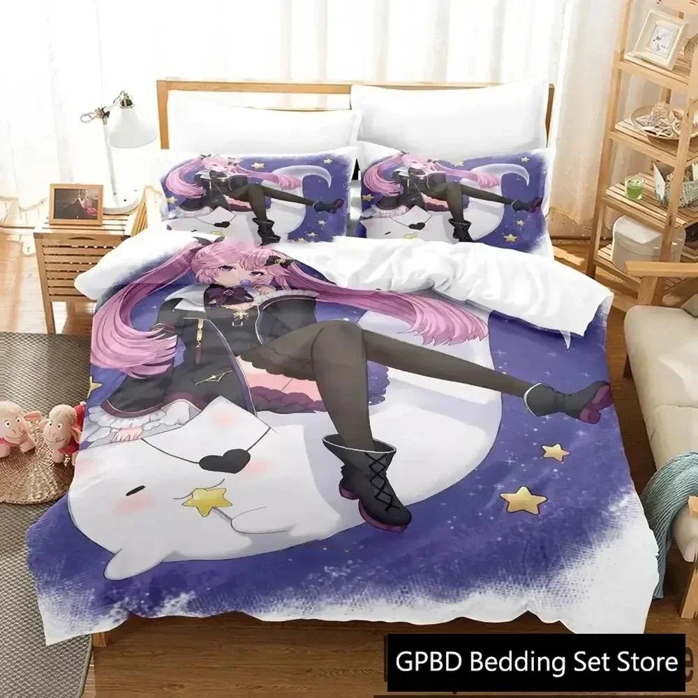 3D Print Anime Nyatasha Nyanners Comfortable Duvet Quilt Cover Pillowcase Bedding Set Children Bedroom Decoration Home Textile