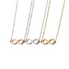 Stainless Steel Infinity Pendant Necklace - European & American Style