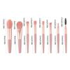 Travel Size 8Pcs Makeup Brush Kit - Soft Hair Blush Eyeshadow Contour Brushes Professional Beauty Tools
