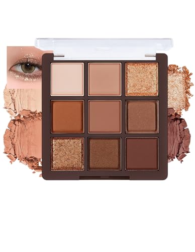 Erinde eyeshadow palette pearl matte brown 06# caramel Greek smoky chocolate waterproof sweat-resistant highly pigmented long-lasting