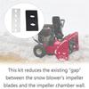 Snowblower Impeller Modification Kit For Modifies 2-Stage Machine Snow Blower Replacement Parts