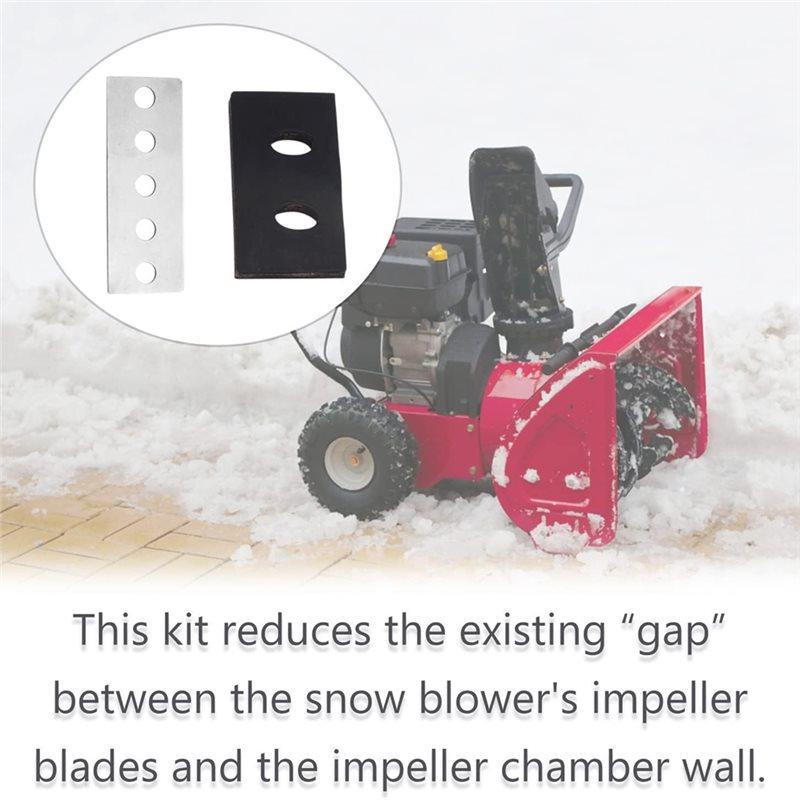 Snowblower Impeller Modification Kit For Modifies 2-Stage Machine Snow Blower Replacement Parts