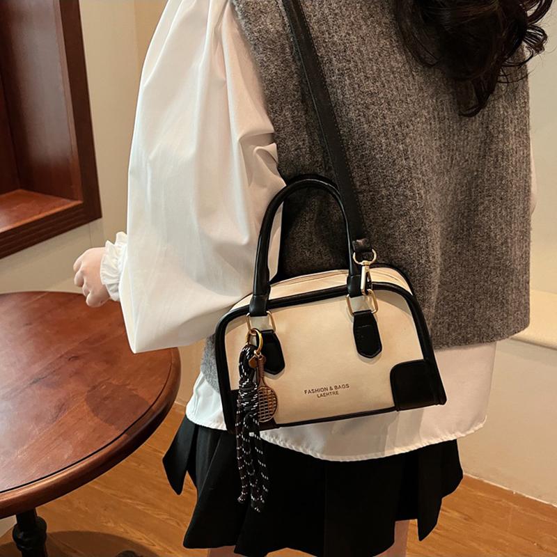 Retro Minimalist Small Square Crossbody Bag Spring Summer New Handheld Women's Fashion Versatile Quality Handbag