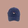 Cartoon cute corgi puppy cap children spring and summer simple versatile soft top embroidered baseball cap couple