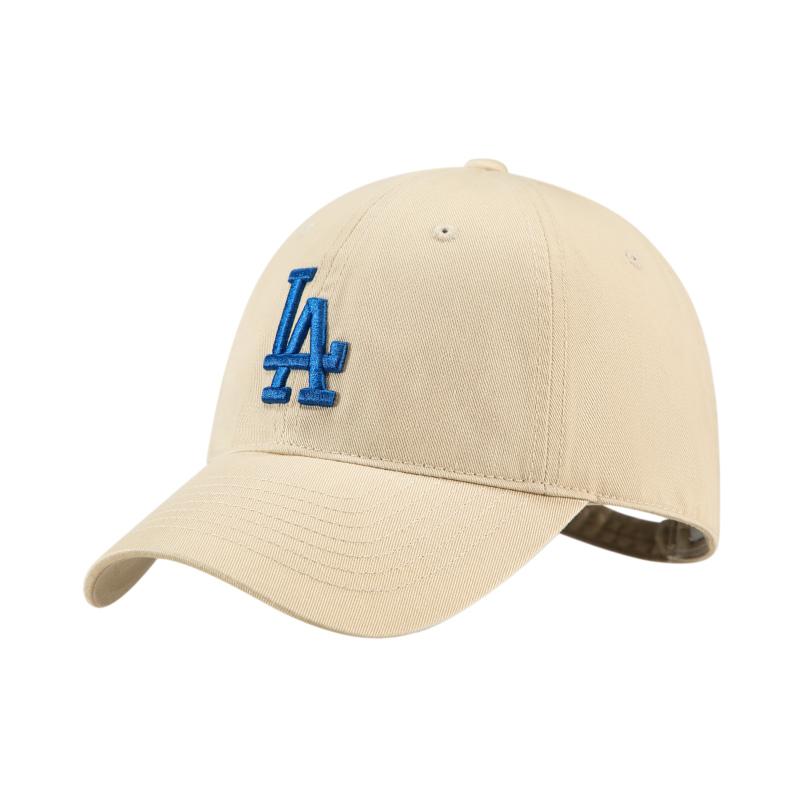 MLB Cotton Baseball Caps Unisex Khaki+Black Combo Box, Shopping Bag   Fashion 3ACP6601N-07BGS