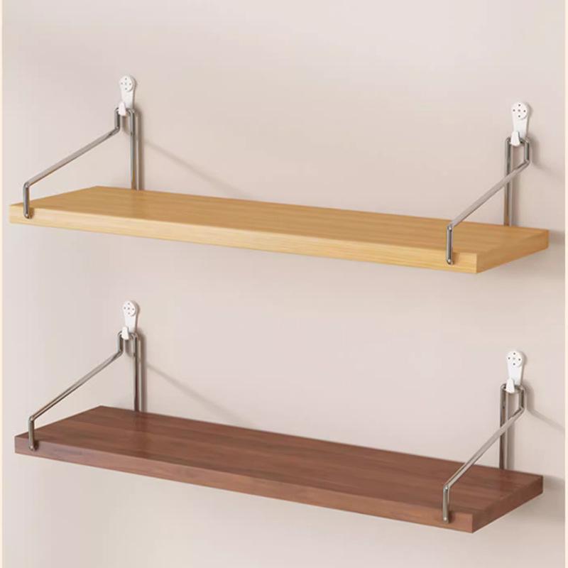 Punch-Free Floating Wall Shelf - Living Room Wall-Mounted Bookcase & Storage Rack