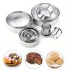 11 pezzi/set Tagliabiscotti rotondi in acciaio inox DIY Pasticceria Cerchi anello per cottura