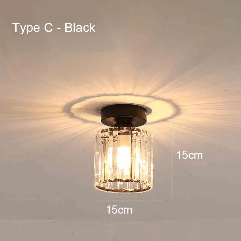 Xiaomi Nordic Modern Simple Led Ceiling Lights Acrylic Crystal Lampshade Unique Lamp Designs Wall Aisle Corridor Living Room Pendant