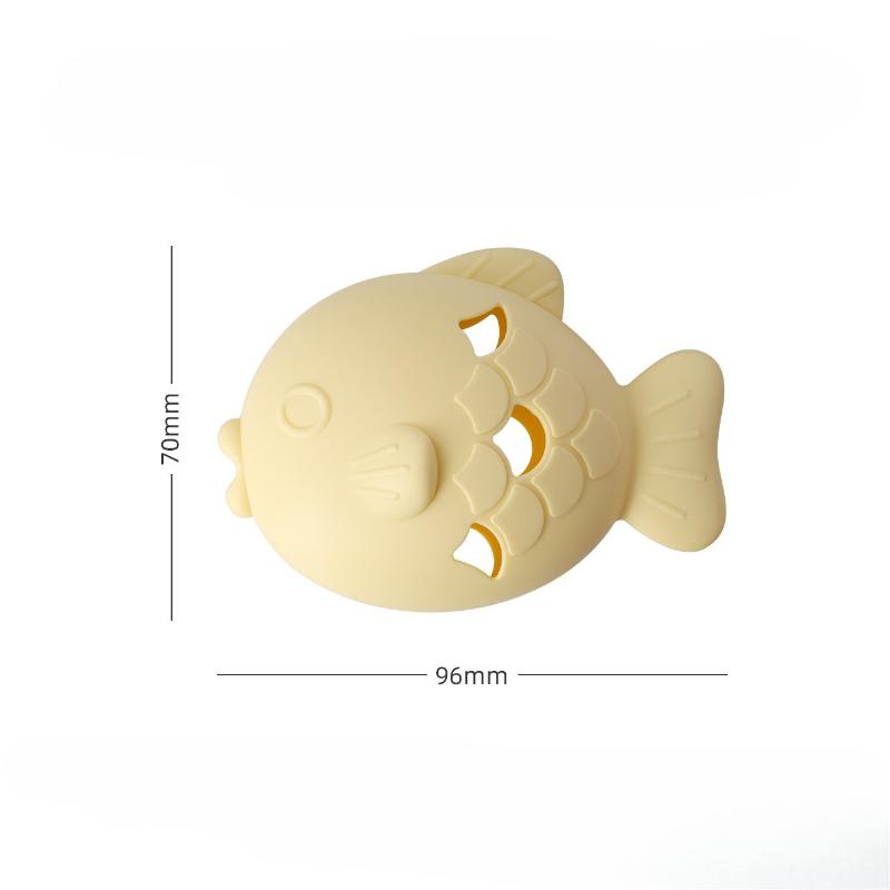 Cat Chew Leak-Proof Feeding Toy Silicone Interactive Fish Educational Kitten Toy Bite Training Eat Play Fun Pet Supplies