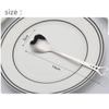 Heart Shaped Heart Shape Coffee Spoon Dessert Sugar Stirring Spoons Tea Spoon Stainless Steel Tableware Drinking Tool