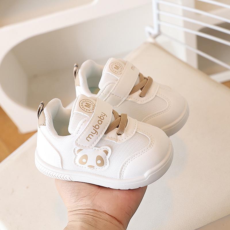 2026 Spring/Autumn Panda Mesh Toddler Shoes for Boys - Indoor Kindergarten Walking Shoes