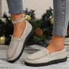 Casual Large Size Warm Doudou Shoes Shallow Mouth Autumn New Women's Comfortable Soft-soled Single Shoes