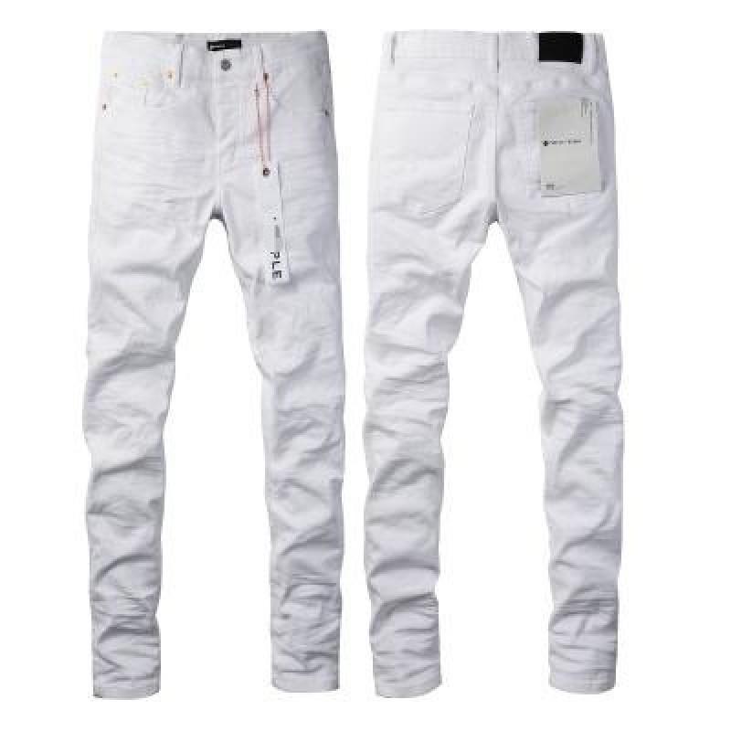 Mens Slim Fit Distressed Denim Jeans With Embroidered Patch Vintage Ink Wash Stretch Cotton Streetwear Style