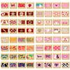 New Vintage Golden Charm Strawberry Heart Flower Bow Cat Dog Italian Charm Links Fit 9MM Stainless Steel Bracelet DIY Making
