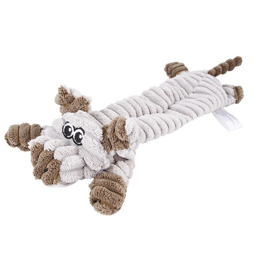 

Plush Cute Plush Toys Squeak Pet Pig Animal Plush Toy Dog Chew Squeaky Whistling Involved Dog Toys for Small Large Dogs 36X6.5X2cm