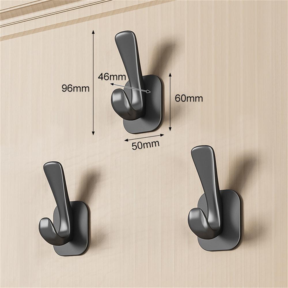 2PCS Hook Practicality Wall Load-bearing Wall Hanging Holder Household Supplies Sticking Hook Bag Hook Adhesive Simple Art
