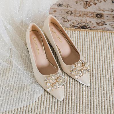 Women Shoes Fashion Pumps Beautiful Crystal High Heel Shoes Girl Party Dress Shoes