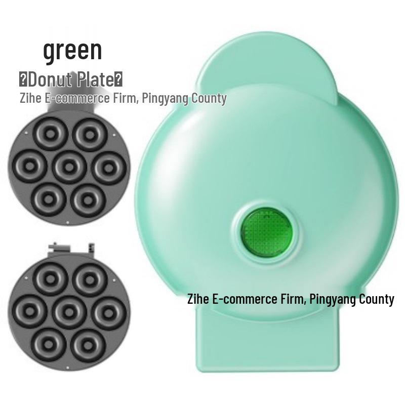 Mini Waffle, Bread, Crepe, and Sandwich Maker - All-in-One Breakfast Machine