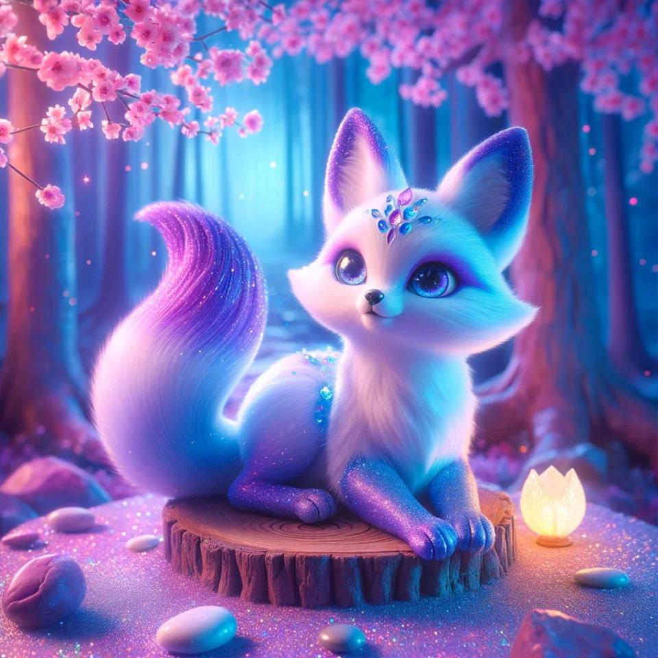 

5D алмазная живопись новый продукт лиса фантазия полный квадрат круговая вышивка мозаика животное DIY алмазная живопись украшение дома Full Round 20x20CM