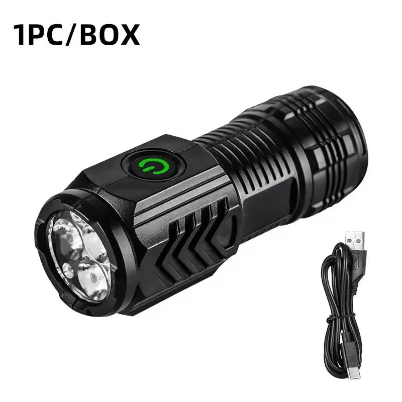 Trustfire Rechargeable Self Defense Flashlight High Power Dynamo LED Lamp Ultra Bright Flash Light Emergency Tool