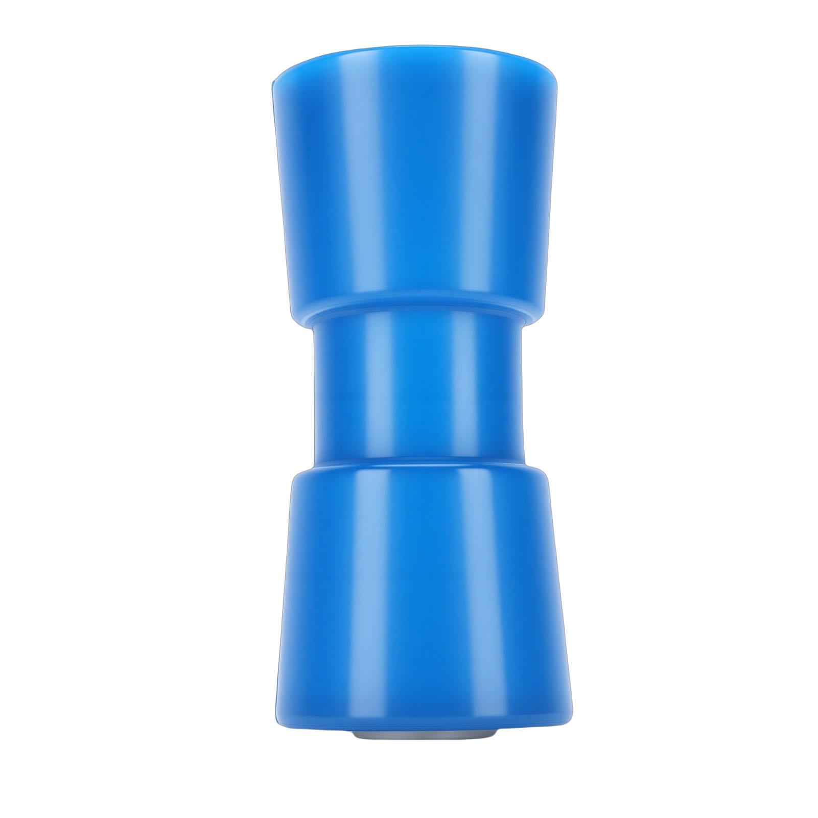 Heavy Duty Marine Keel Roller 7.28in Anti Scratch Polyurethane Blue Bow Roller Bow Stop for Boat Trailers