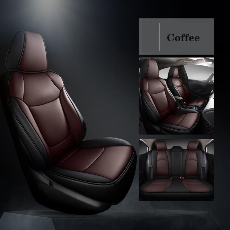 Custom Fit Car Seat Covers for Toyota Corolla 2019-2025 Waterproof Leather Cushion Accessories for Vehicle Protection Full Set