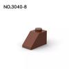 20Pcs   MOC Parts 3040 Slope 45° 2 X 1 Compatible Bricks DIY Assmble Building Blocks Particle Kid Puzzle Brain Toy Gift