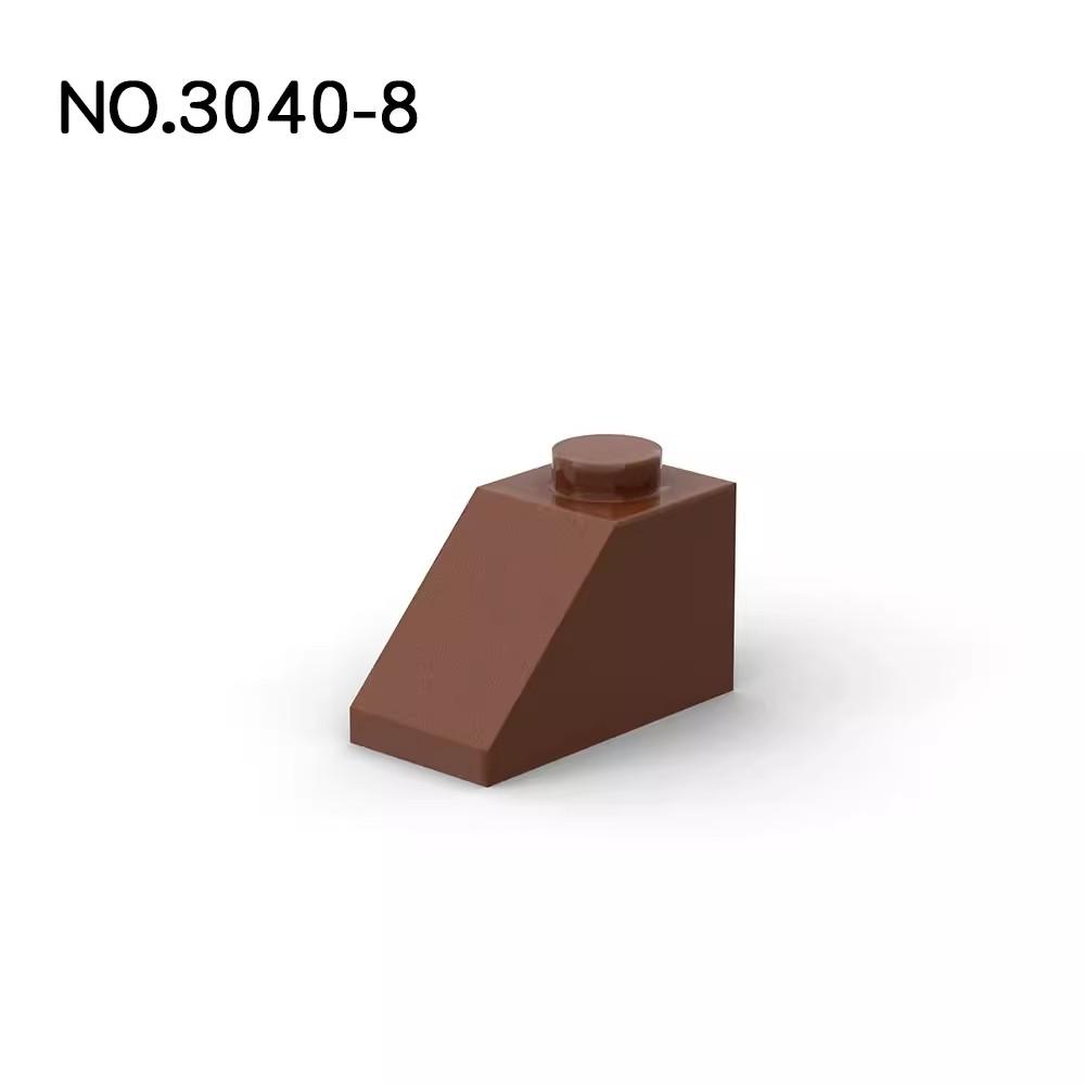 20Pcs   MOC Parts 3040 Slope 45° 2 X 1 Compatible Bricks DIY Assmble Building Blocks Particle Kid Puzzle Brain Toy Gift