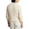 Polo Ralph Lauren Jersey de Punto de Manga Larga Bordado con Pony de Color Sólido Suéter para Hombre Blanco 710810841015