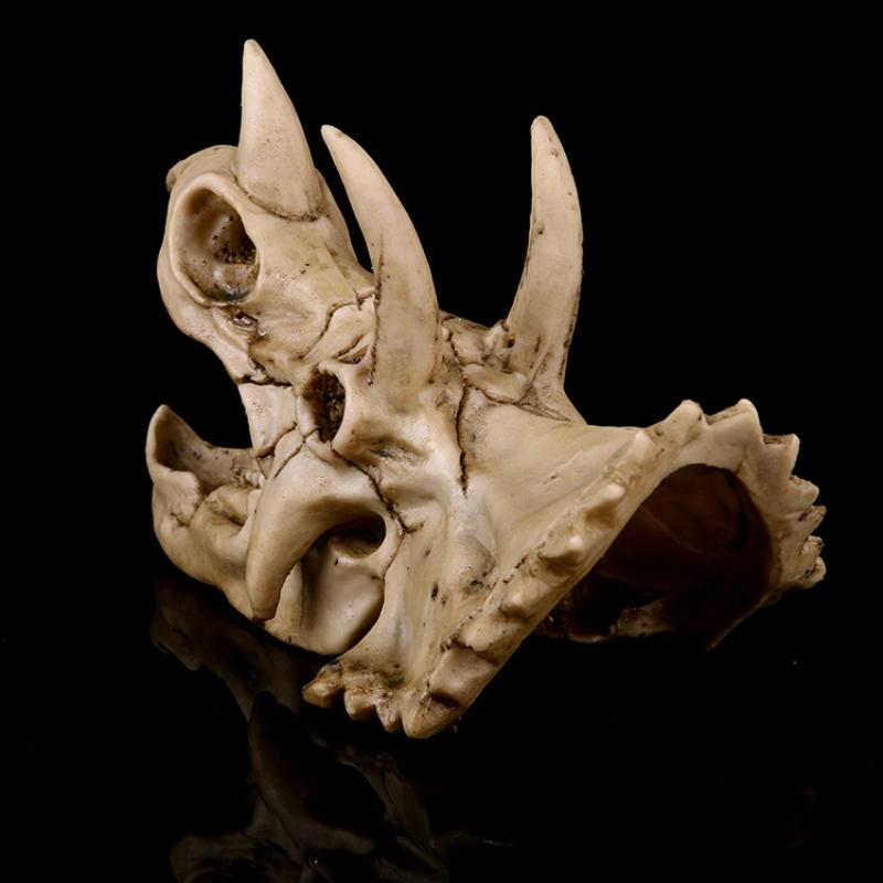 Triceratops Skull Resin Artifact Skull Personality Decoration Gift