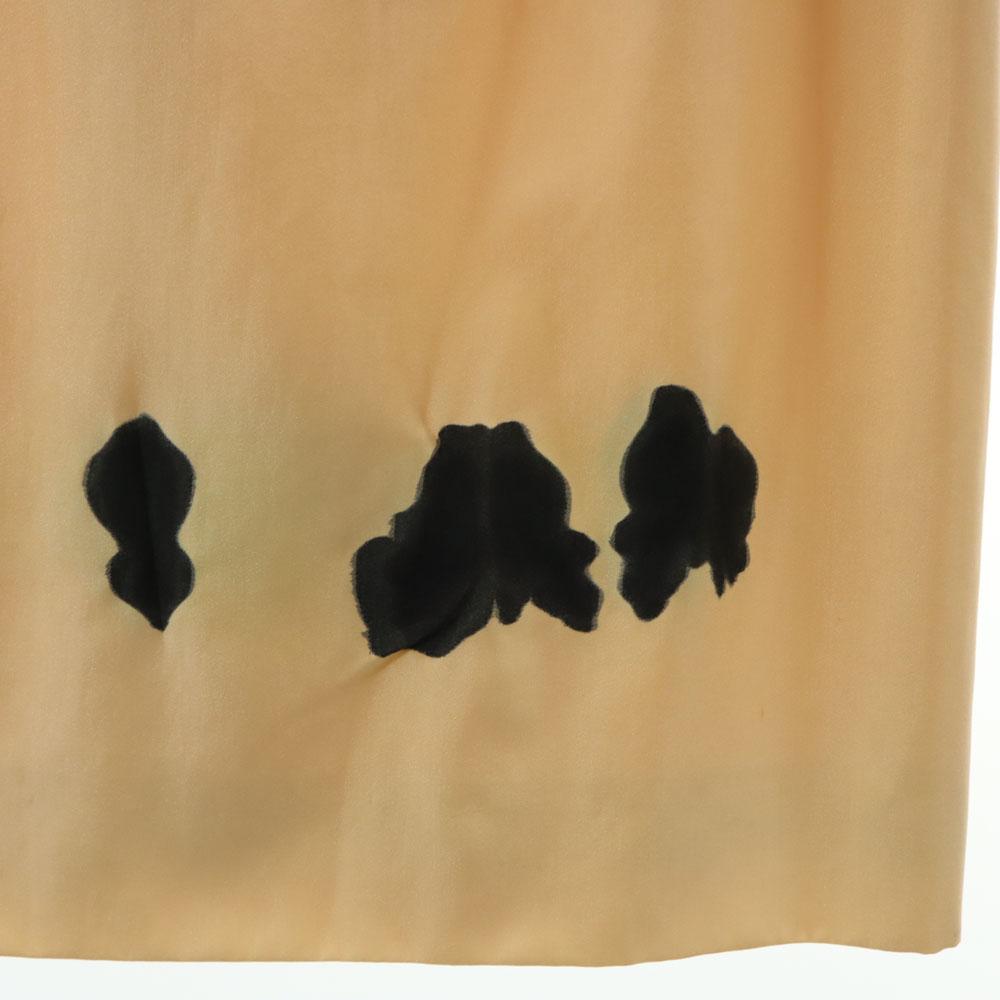 CELINE Made in France Mimole length Tight Skirt 42 Pale orange Women Used